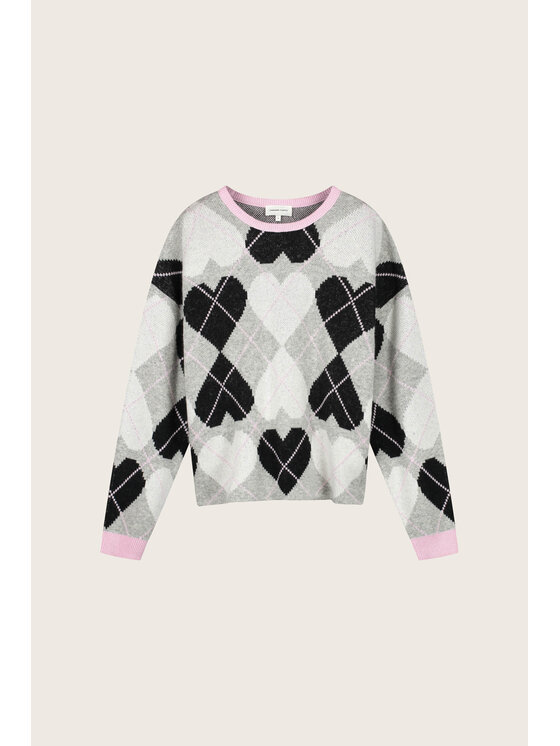 Fabienne Chapot Fabienne Chapot Sweter 6732-1912-173 Szary Regular Fit