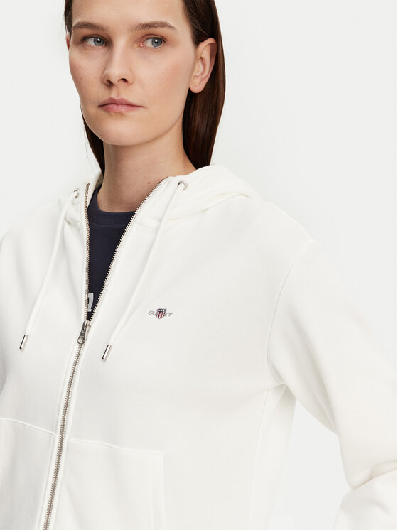 Gant Gant Majica dugih rukava Shield 4201412 Écru Regular Fit