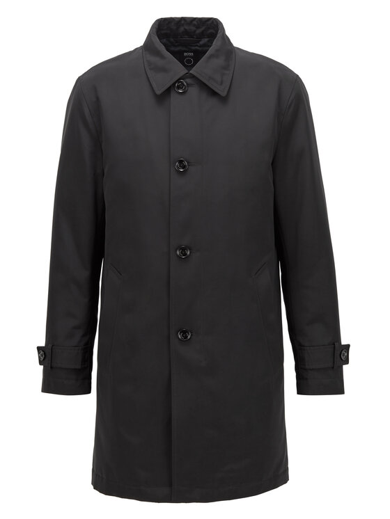 BOSS Boss Демісезонний плащ Dain 4 50436691 Чорний Regular Fit
