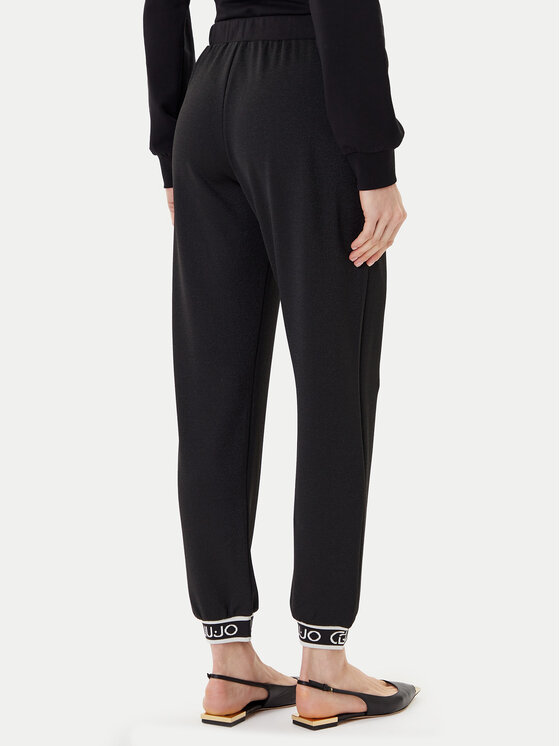 Liu Jo Sport Liu Jo Sport Παντελόνι υφασμάτινο TF5284 J4747 Μαύρο Regular Fit