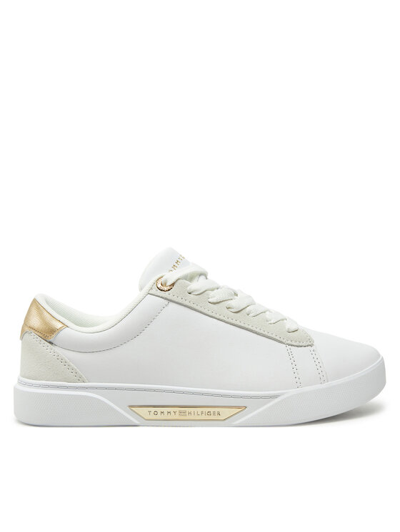 Damskie Sneakersy Tommy Hilfiger, Rozmiar 38, Białe, Chic Court Sneaker FW0FW08382