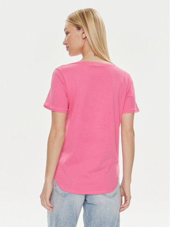 Fransa Fransa T-shirt 20613466 Ružičasta Regular Fit