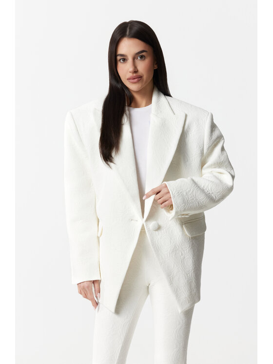 Magda Matyja Magda Matyja Marynarka MIZUKI BLAZER Biały Oversize
