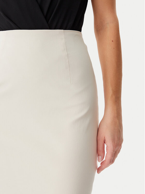 Guess Guess Fustă tip creion W5GD93 WGMR2 Bej Slim Fit