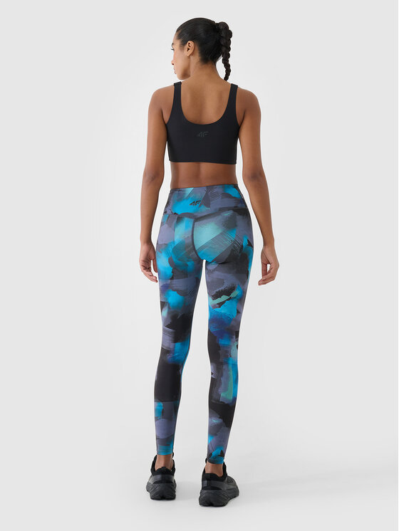 4F 4F Legginsy MULTI ACTIVE Kolorowy Slim Fit
