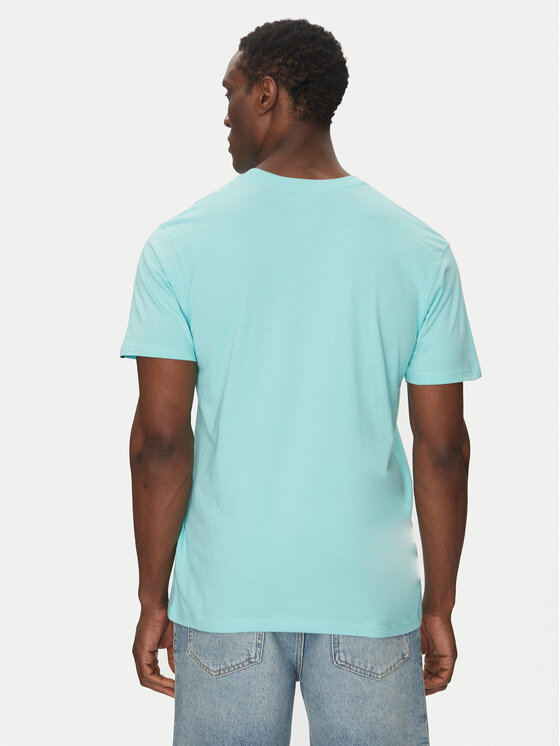 Quiksilver Quiksilver T-shirt EQYZT08065 Tirkizna Regular Fit