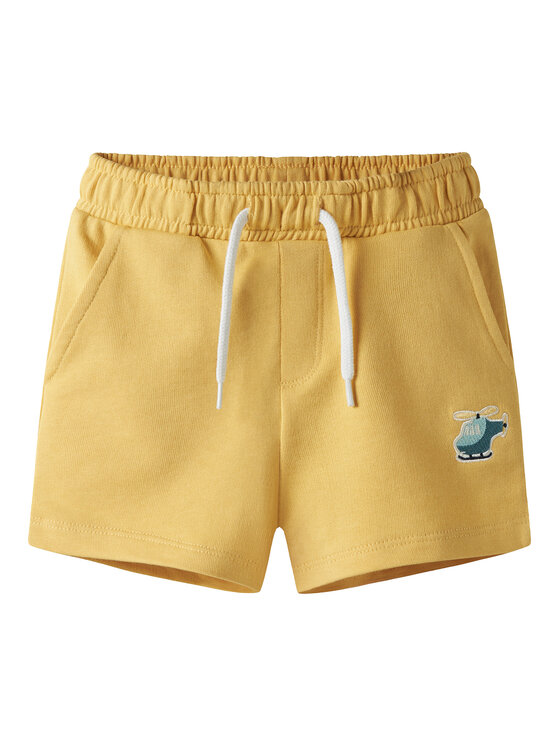 NAME IT Pantaloncini sportivi Fritzo 13238144 Giallo Regular Fit, taglia : 92