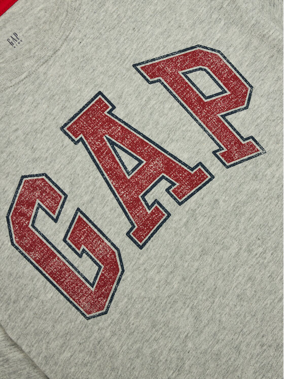 Gap Gap Футболка 473269-01 Сірий Regular Fit