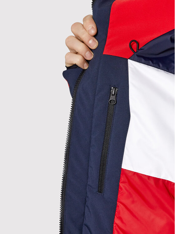 Rossignol Rossignol Лижна куртка TOMMY HILFIGER Global Stripe RLJMJ65 Cиній Regular Fit