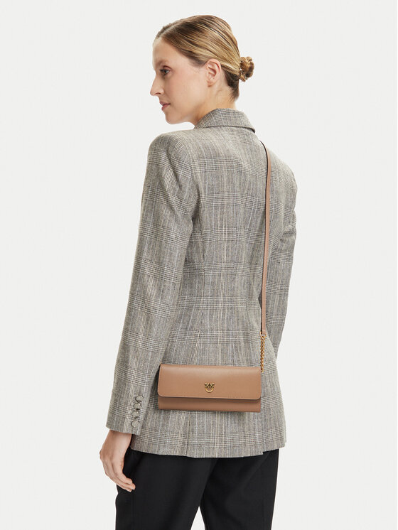 PINKO PINKO Soma Love Tiny Brids Wallet C AI 25-26 PCPL 103765 A0F1 Bēšs