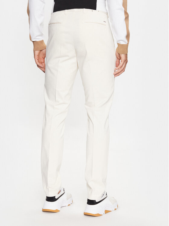 BOSS Boss Chino hlače Kaito1 50487966 Bela Slim Fit