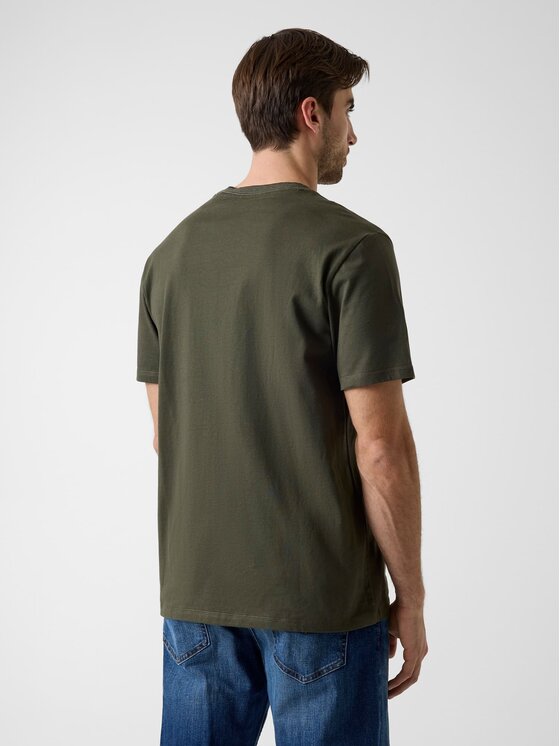 Guess Guess T-Shirt 183290 Zelená Classic Fit