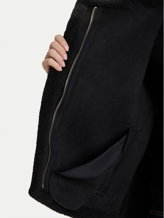 Rinascimento Rinascimento Übergangsmantel CFC0122207003 Schwarz Regular Fit