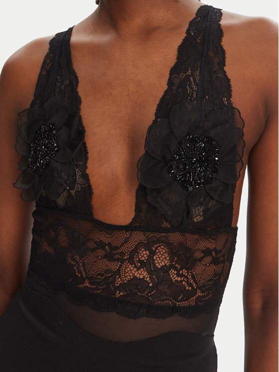 Elisabetta Franchi Elisabetta Franchi Body BO03452E2 110 Černá Regular Fit