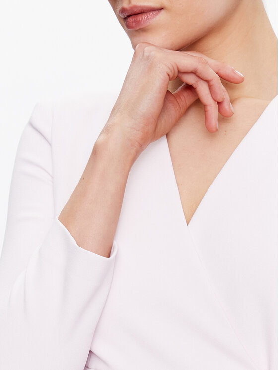 PINKO Pinko Kokteilinė suknelė Misiones 100519 A0HC Rožinė Regular Fit