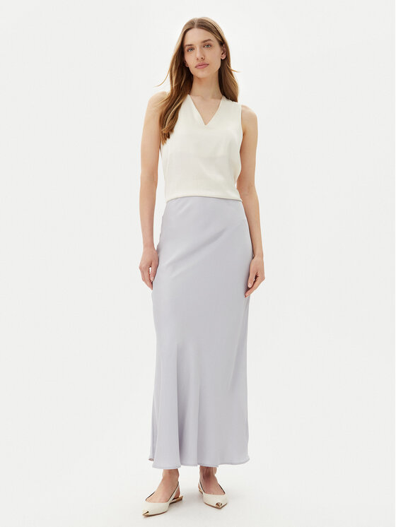 ViCOLO ViCOLO Maxi sukně TD0472 Modrá Slim Fit