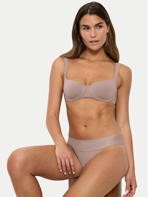 Triumph Triumph Balkonet nedrček Make-Up Illusion 10217849 Rjava