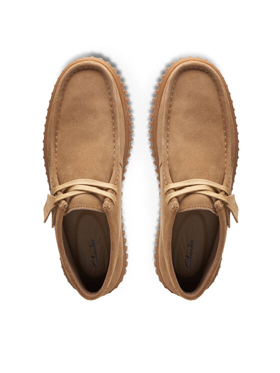 Clarks Clarks Gležnjarji Torhill Hi 26173663 Rjava