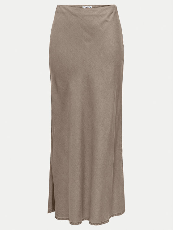 ONLY ONLY Maxi szoknya Chigo 15338282 Bézs Regular Fit