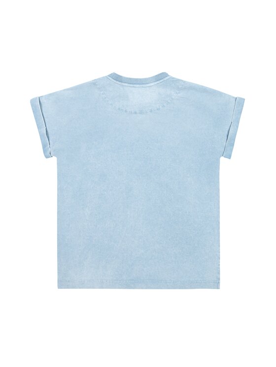 MissDenim MissDenim T-Shirt Oversize Washed Tee Niebieski Oversize