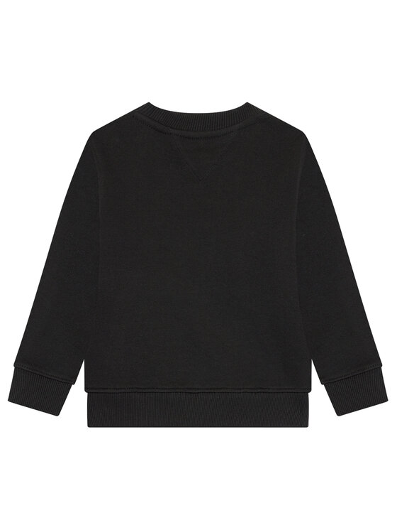 Tommy Hilfiger Tommy Hilfiger Pulóver Essential Sweatshirt KS0KS00212 Fekete Regular Fit