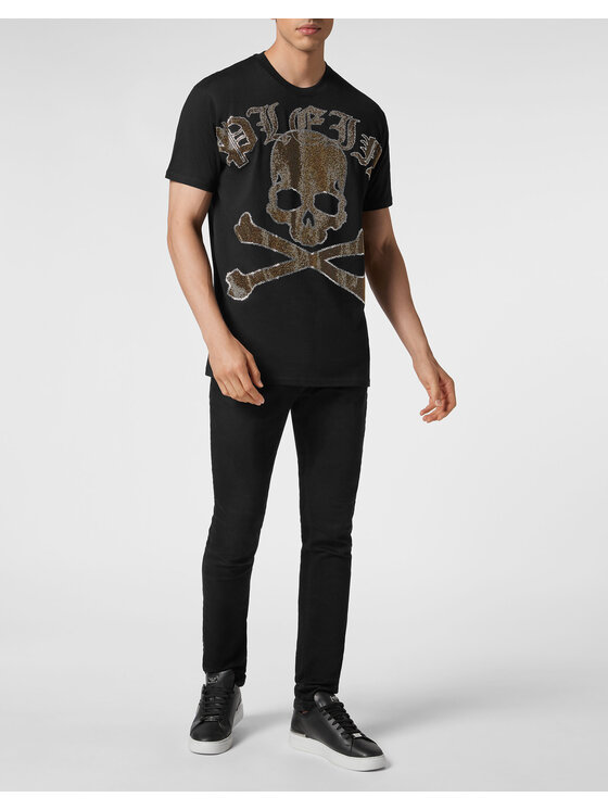 PHILIPP PLEIN PHILIPP PLEIN T-Shirt 3949 Czarny Regular Fit