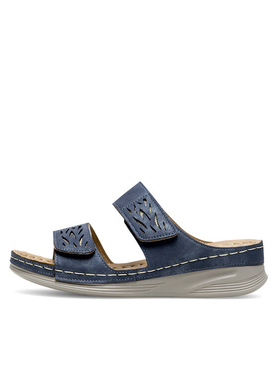 Clara Barson Clara Barson Pantoletten WYL05010-11 Blau