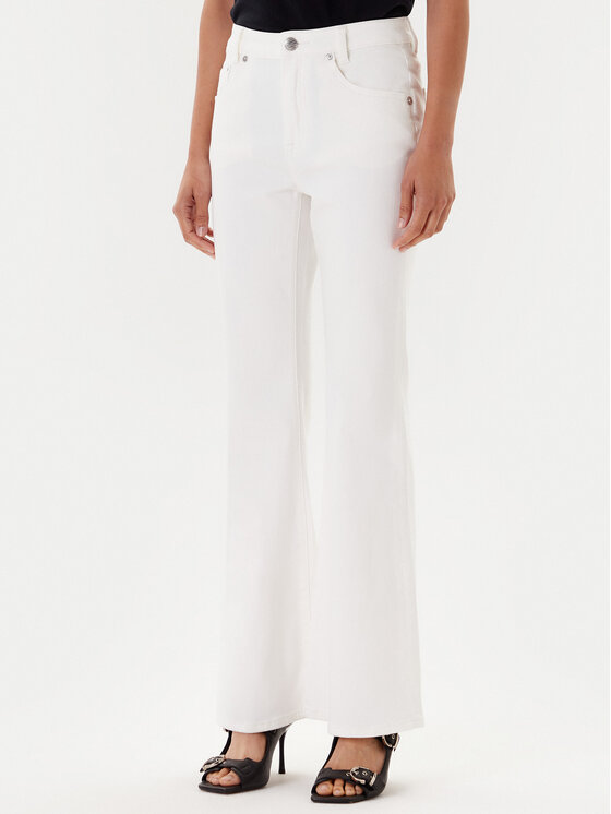 Miss Sixty Jeansy 6S1JJ3430T Biały Wide Leg