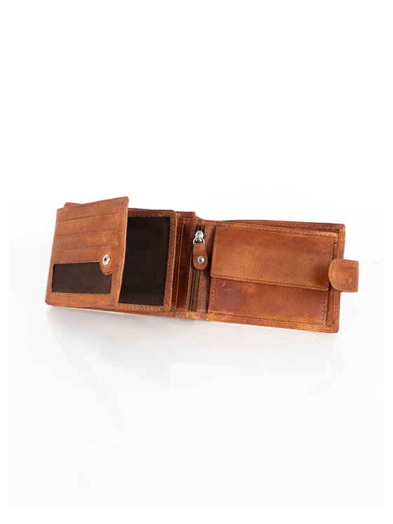 Mustang Mustang Portfel męski DENIMO WALLET Brązowy
