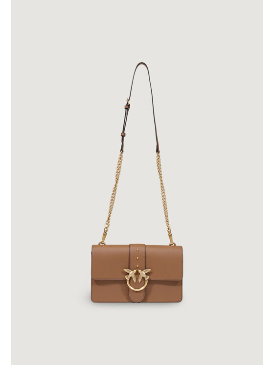 PINKO PINKO Torebka LOVE ONE CLASSIC ST. CL VITELL Brązowy