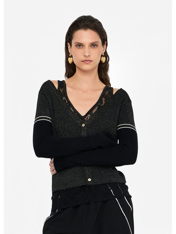 Liu Jo Liu Jo Cardigan TF5027MS49IA4348 Nero Regular Fit