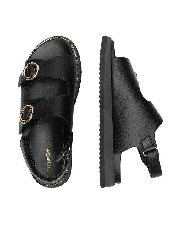 DeeZee DeeZee Sandále CM230520-17 Čierna