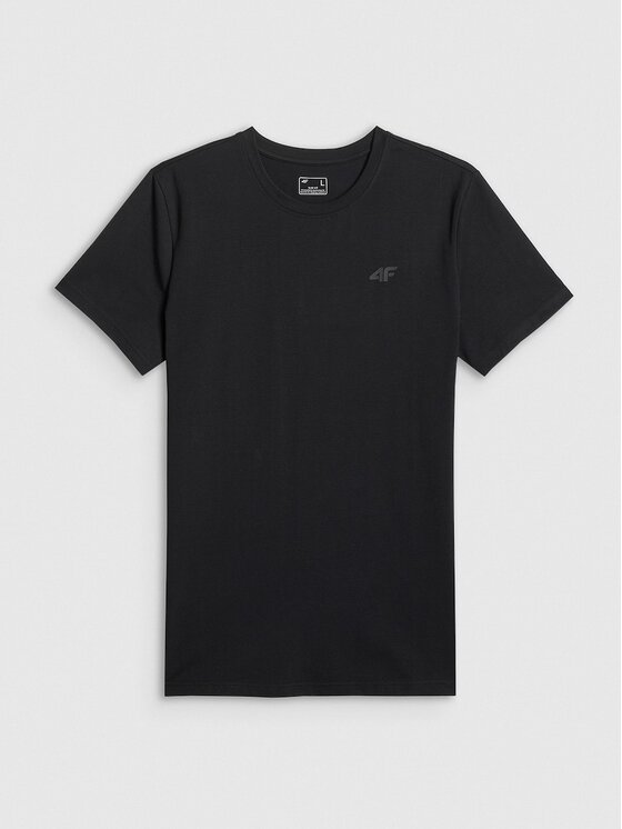 4F 4F T-Shirt 4FRMM00TTSHM4193-20S Czarny Slim Fit