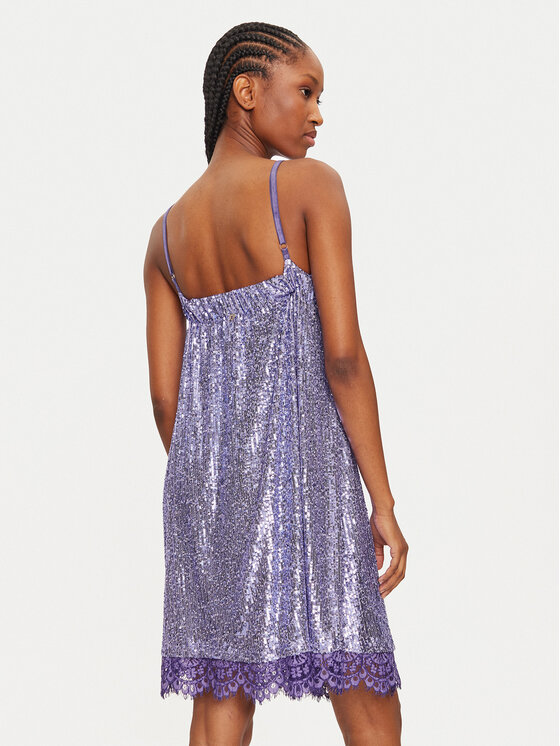 Please Please Coctailkleid A1OESE0000 Violett Relaxed Fit