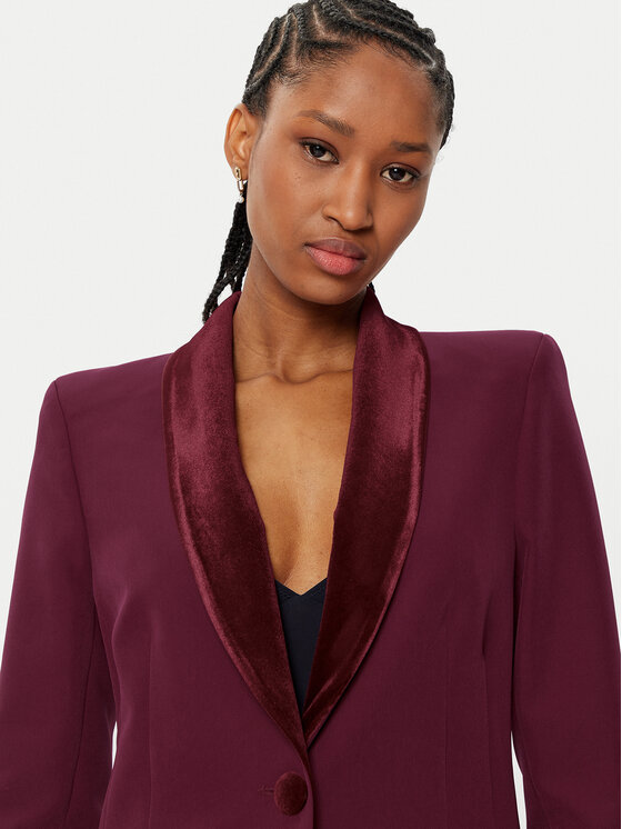 Rinascimento Rinascimento Pintsak CFC0121905003 Bordoopunane Regular Fit