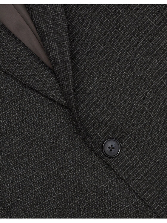 Borgio Borgio Marynarka erbezzo Szary Classic Fit
