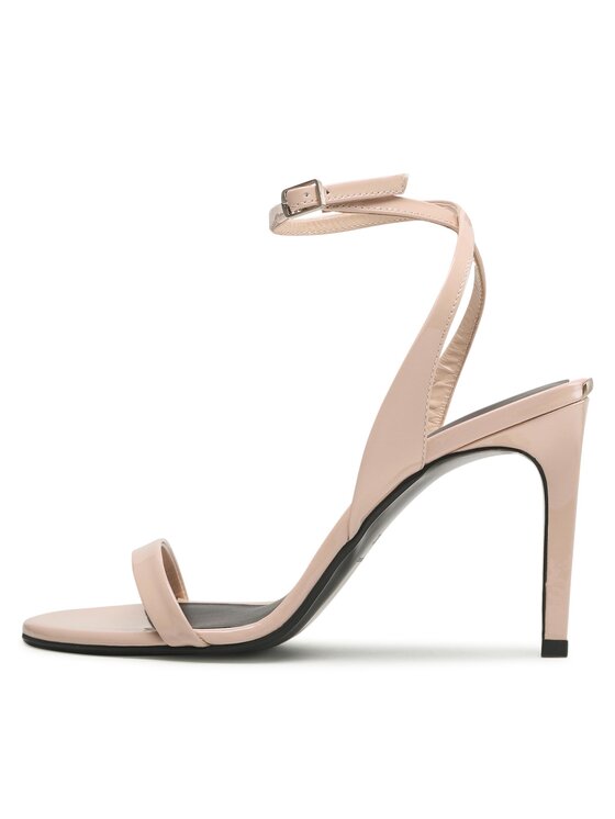 Calvin Klein Calvin Klein Sandali Stiletto 90- Patent HW0HW01632 Beige