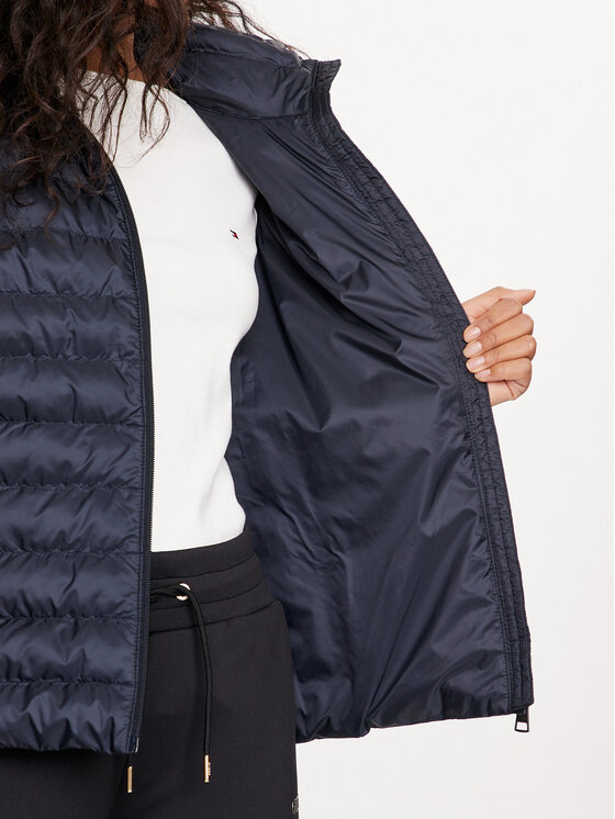 Tommy Hilfiger Tommy Hilfiger Übergangsjacke Global Stripe WW0WW42046 Dunkelblau Regular Fit