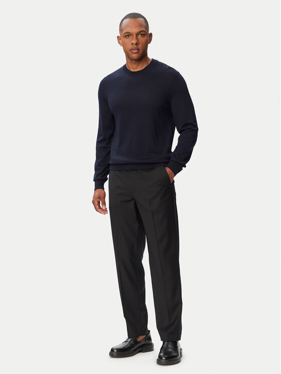 BOSS BOSS Пуловер H-Leno 50565469 Тъмносин Regular Fit