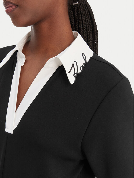 KARL LAGERFELD KARL LAGERFELD Ολόσωμη φόρμα B1W13031 Μαύρο Regular Fit