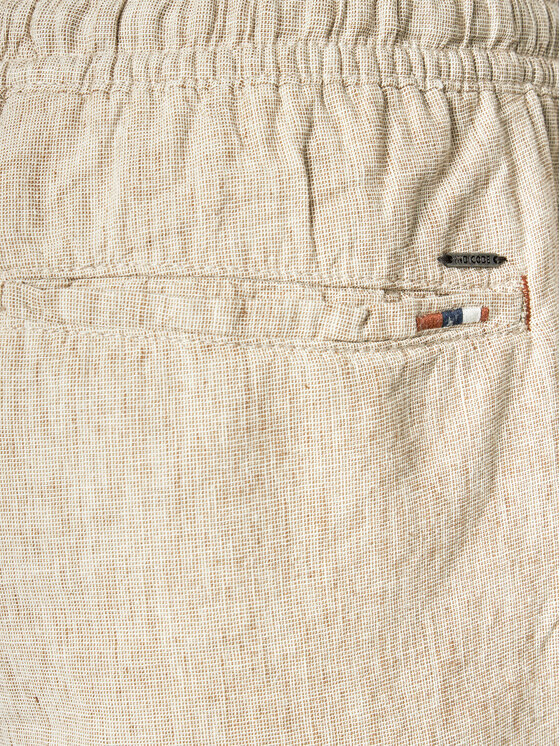 INDICODE INDICODE Auduma šorti Wallis 70-727 Bēšs Regular Fit