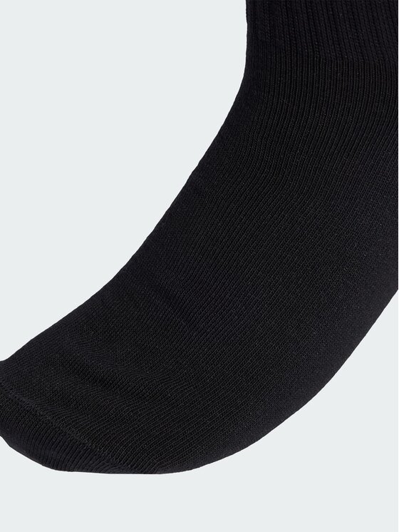 adidas adidas Skarpety długie 3-STRIPES CREW SOCKS 10 PAIRS Czarny