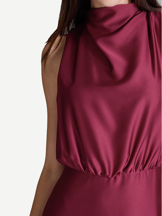 Swing Swing Coctailkleid 5AI13700 Dunkelrot Regular Fit