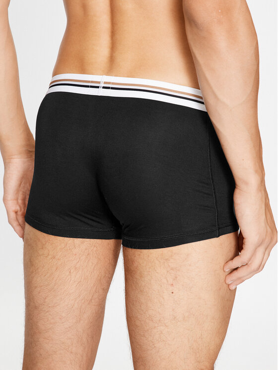 BOSS BOSS Bokserių komplektas Trunk 3P Revive 50492200 Juoda
