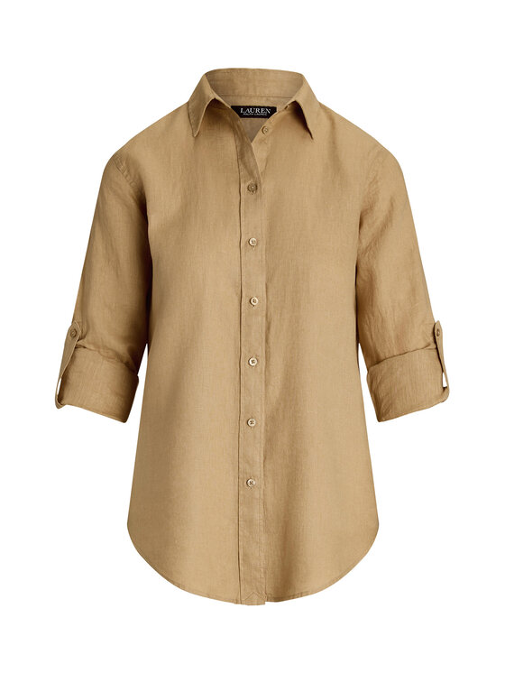 LAUREN RALPH LAUREN LAUREN RALPH LAUREN Marškiniai 200782777060 Smėlio Relaxed Fit