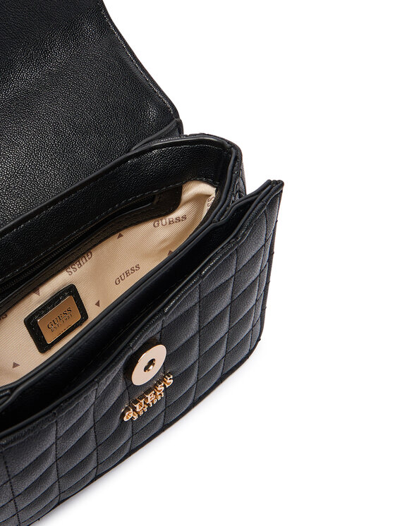 Guess Guess Geantă Nadira Mini HWQG84 24780 Negru