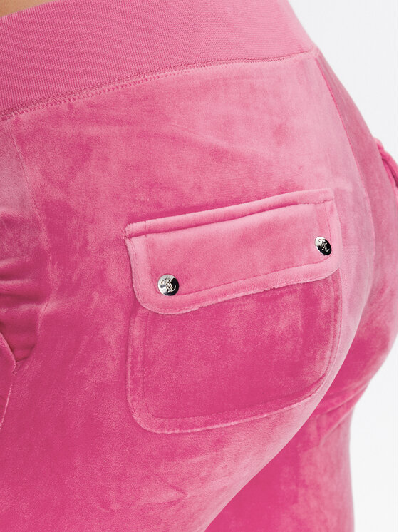 Juicy Couture Juicy Couture Spodnie dresowe Del Ry JCAP180 Różowy Regular Fit