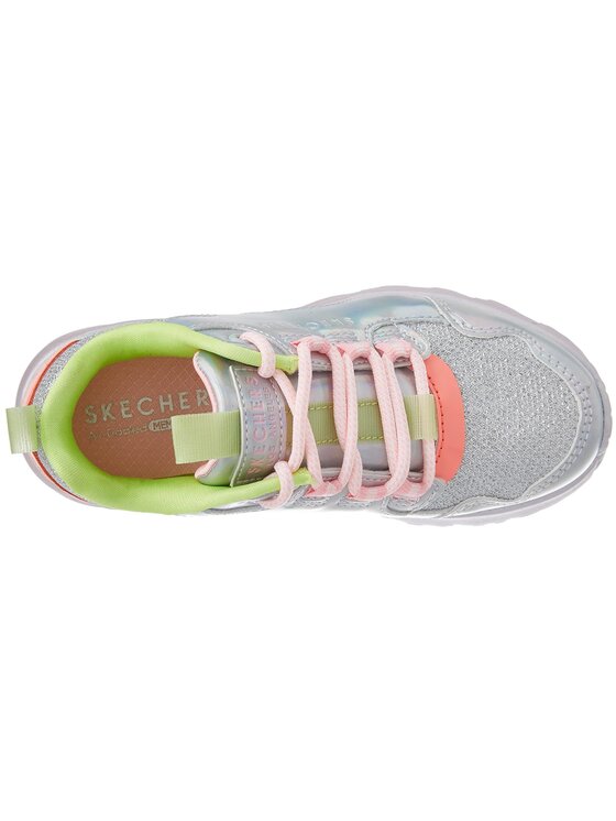 Skechers Skechers Sneakersy Uno Lite Metallic Pops Srebrny