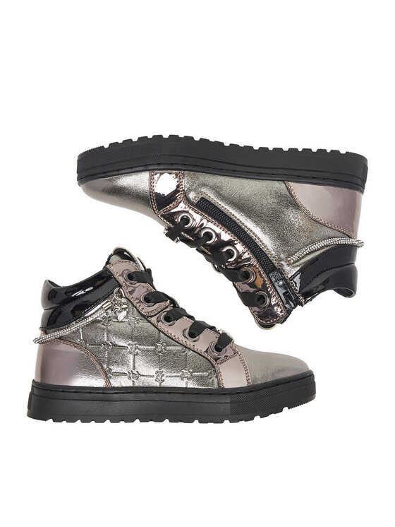 Juicy Couture Juicy Couture Šnurovacia obuv CEO-CS5869-18 Strieborná