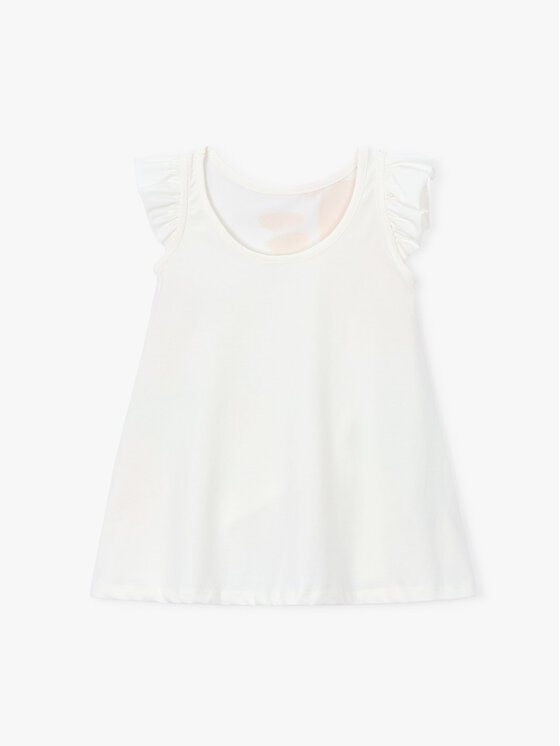 Mayoral Mayoral Vestito da giorno 3934 Bianco Regular Fit